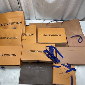 ♭M♭ LOUIS VUITTON 空箱 ショッパー まとめ 中古品 ルイヴィトン 紙袋 ギフト 梱包 ♭J-250101