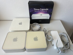 Apple アップルMac mini 2台! A1103 A1176 タイムカプセルのおまけ付き ジャンク 管Y578N