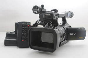 [キ MAG40]動作品 SONY HVR-V1J デジタル HD ビデオカメラ レコーダー ミニDV miniDV HDVカムコーダー ソニー リモコン付き