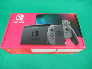 60/Q610★ニンテンドースイッチ★Nintendo Switch 本体 新型 JOY-CON グレー★HAD-S-KAAAA★スクリーン焼け有★動作確認済/初期化済 中古品