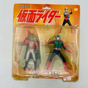 新品難あり ユニファイブ 仮面ライダー 地獄大使 対 2号ライダー