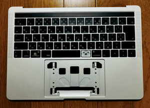 [ジャンク品]MacBookPro2019/13インチ/下半身部/JIS配列/シルバー/TouchBar搭載モデル/インテルMac