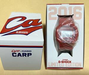 未使用 限定品 2016年 優勝 G-SHOCK 広島カープ CARP 赤 ジーショック DW-5600CARP16-4JR