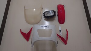 YAMAHA TZR250(3MA) 89年式 純正フロントカウル ヘッドライト フロント部品6点 外装　1円スタート