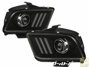 日本光軸モデル【正規品】2005ｙ～2008ｙ　フォード　マスタング　LEDヘッドライト　アメ車　車検　LEDテールと　シェルビー　FORD MUSTANG