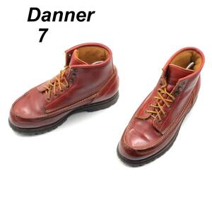 即決 Danner ダナー 25cm 7 D6210 メンズ レザーシューズ 7ホールブーツ 茶 ブラウン 革靴 皮靴 ビジネスシューズ