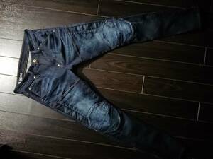 G-STAR RAW♪5620 3D ANKLE ZIP SKINNY♪ジースター♪立体裁断♪ストレッチ♪W29 L30♪D11667 8968 A360