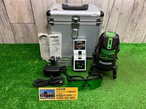 送料無料！【中古品】◇makita マキタ/グリーンレーザー 屋内・屋外兼用墨出し器 SK310GPZ 受光器・バイスセット◇アクトツール富山店◇SC