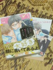 ケンカするほど仲がイイとは言うけれど 富塚ミヤコ　 アニメイト特典リーフレット＋歴代マガジンビーボーイ表紙高級和紙カード付き