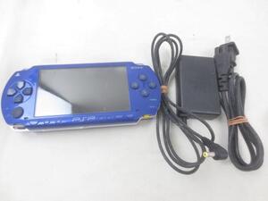 【同梱可】中古品 ゲーム PSP 本体 PSP1000 メタリックブルー 動作品 充電器付き