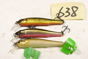 メガバス　MEGABASS　X-70　SP　3個　セット　６３８