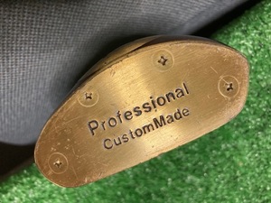 全国送料無料　ヴィンテージパター　パーシモン　PROFESSIONAL CUSTOM MADE　　34インチ　　Ｙ1213