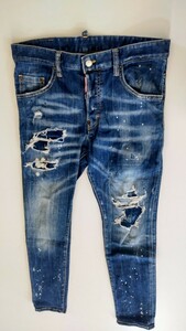 【　 DSQUARED2　ディースクエアード　】 　SKATER JEAN　48　　S74LB0422　　 スタッフインターナショナル国内正規品　　