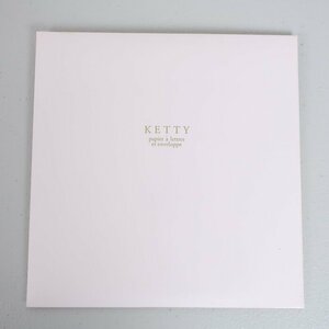 【未使用品】KETTY ケティ★レターセット ノベルティ？ 丸い便箋が可愛い♪ ピンク系＊k1219