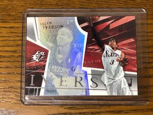 2003-04 Upper Deck SPx Basketball #63 - Allen Iverson - Sixers