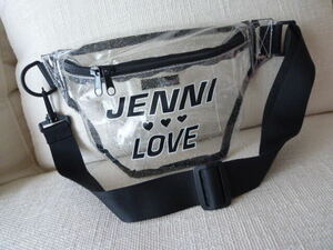 JENNI love 　ボディバッグ　ラメ　透明　ウエストポーチ　ウエストバッグ　ショルダーバッグ　ポシェット　ポーチ ジェニィラブ