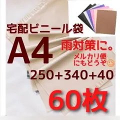 くすみカラー かわいい袋 宅配ビニール袋 a4 メルカリストア梱包資材