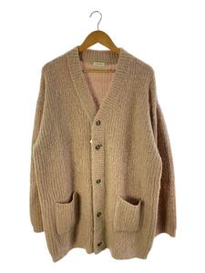 YSTRDY’S TMRRW◆MOHAIR PHAT CARDIGAN LONG/カーディガン(厚手)/L/ナイロン/BEG/YT-K0701