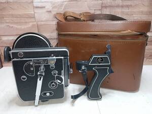 Paillard Bolex ボレックス H16 REFLEX 16mm シネカメラ シネマカメラ ムービーカメラ ボディ グリップ ケース付 セット 当時物 スイス