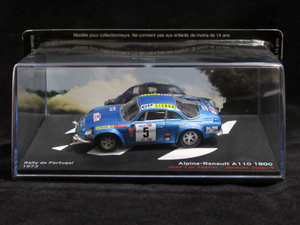 ●デアゴスティーニ DeAGOSTINI【隔週刊ラリーカーコレクション 1/43 アルピーヌ・ルノー A110 1800】●ALPINE RENAULT A110 1800