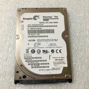 ★7496時間 Seagate ST320LT012 2.5インチHDD『正常判定』320GB