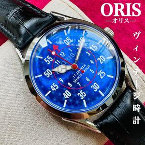 ORIS/オリス★【整備済み】超美品・稼働品/ヴィンテージ/スイス/ 17J/メンズ腕時計/アンティーク/機械式手巻き/アナログ/革ベルト283