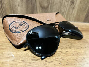 【ほぼ未使用】Ray-ban（レイバン）アビエータークラシック RB3025 L2823 ティアドロップ サングラス フレーム：ポリッシュブラック