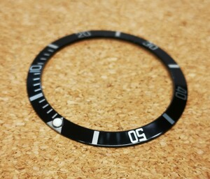 ベゼルインサート 外径 38mm 内径 30.5mm 腕時計 ウォッチ カスタム 交換 修理 補修 パーツ rolex アフターパーツ インサート サブマリーナ