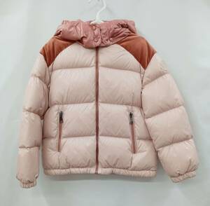 MONCLER モンクレール CHOUELLE バッグロゴ フード付きダウンコート G29541A53P10 8anni130CM ピンク 冬