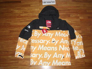 【新品未使用】15AW Supreme The North Face By Any Means Mountain Pullover small Yellow 希少 マウンテンパーカー シュプリーム S 黄色