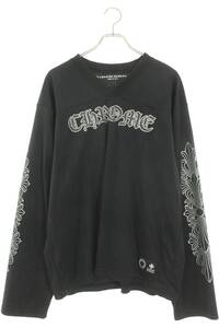 クロムハーツ 長袖カットソー MESH WARM UP JERSEY サイズ:L CHプリントメッシュ長袖カットソー 中古 SS07