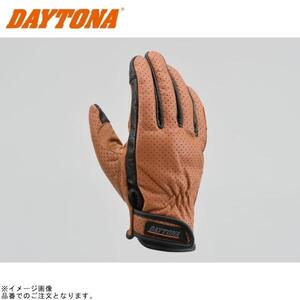 DAYTONA デイトナ 18906 HBG-129 パンチングメッシュスタンダードカウレザーグローブ ブラウン サイズ:XL