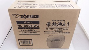 【未使用】 象印 ZOJIRUSHI 未使用品 炊飯器 マイコン 3合 NL-BE05 NL-BE05-WZ
