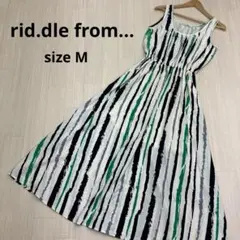 ◆ rid.dle from... リドルフロム ノースリーブ ワンピース M