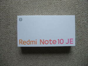 09575 Redmi Note10 JE　XIG02SSA 4GRAM 64GROM クロームシルバー未開封新品