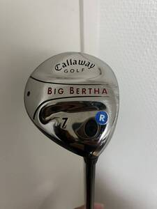 激レア キャロウェイ ビッグバーサ 2004 BIG BERTHA 7w 21度と 11w 25度 2本セット 純正 RCH75W R REGULAR 純正グリップ ヘッドカバー無し