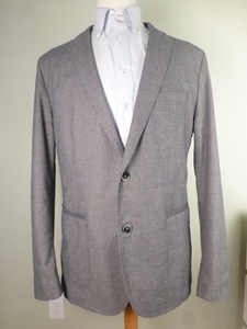 ◆HUGO BOSS ヒューゴボス ジャケット グレー 52R 美品 Morell 本切羽