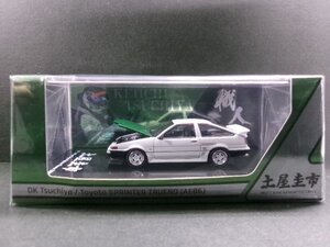 未開封 ホビージャパン 1/64 トヨタ スプリンター トレノ AE86 ドリフト キング 土屋圭市 (1534-600)