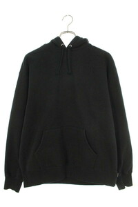 シュプリーム パーカー 22AW Satin Applique Hooded Sweatshirt サイズ:M サテンバックロゴプルオーバーパーカー 中古 OM10