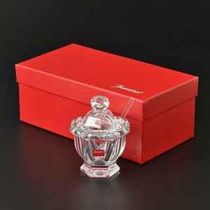 ◎393679 【SALE♪】 美品 Baccarat バカラ ミズーリ マスタードポット シュガーポット 箱入