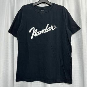 □/number (n)ine/ナンバーナイン/サイズ３/ブラック/黒/Ｔシャツ/number9/メンズ/レディース/定番/ロゴ/宮下貴裕/