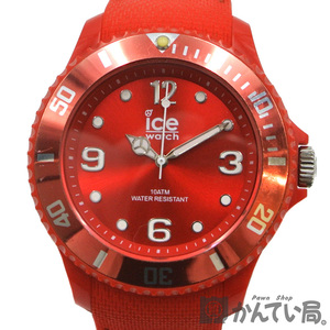 17469 ICE WATCH【アイスウォッチ】007-267 Sixty Nine クオーツ 腕時計 レッド 赤 3針 アナログ メンズ ウォッチ【中古】USED-B