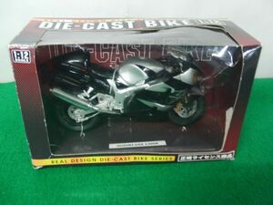 1/12 スズキ GSX1300R ハヤブサ　SUZUKI GSX 1300R 隼 正規ライセンス商品 カラー シルバー／ブラック※箱に傷み、色ヤケ、破れあり