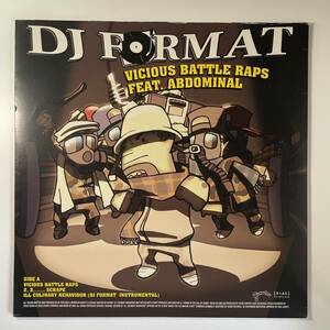 DJ Format Feat. Abdominal - Vicious Battle Raps / Ill Culinary Behaviour (Remixes)