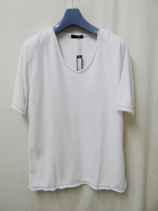 BURDEN バーデン　新品未使用　V NECK S/S 40サイズ WHITE