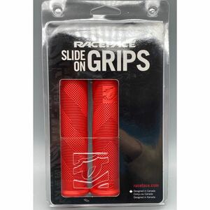 RACE FACE SNIPER SLIDE ON GRIPS レースフェイス　グリップ　レッド　BMX マウンテンバイク　クロスバイク　新品未使用　即決　送料無料