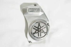 RZ250/RZ350用 AREA47 オリジナル オイルポンプカバー ウエットブラスト仕上［音叉マーク タイプ］ a027 エリア47