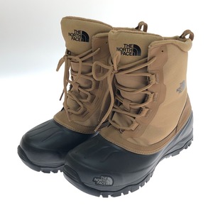 □□ THE NORTH FACE ザノースフェイス スノーショット6 ブーツテキスタイルV 防寒ブーツ 26cm NF51960 ブラウン やや傷や汚れあり