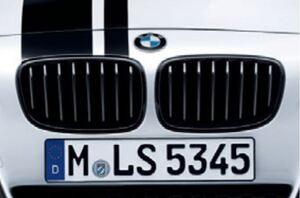 BMW フロント ブラック キドニーグリル 左 Mパフォーマンス　純正　1シリーズ F20 F21 51712240773