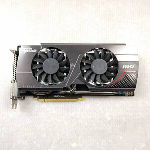 【中古パーツ】MSI N680GTX DP/HDMI/DVI グラフィックポード /ビデオカード PCI-E ■XK767-3